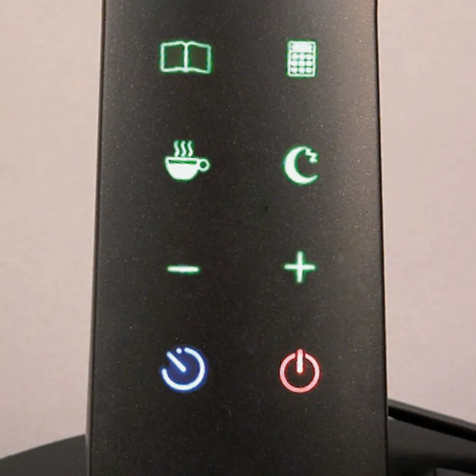 LED bureaulamp Zig met bedieningsveld zwart