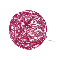 LED 3D-designbal Galax Fun, Ø 30 cm, fuchsia