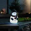 LED decoratie figuur Sneeuwpop, RGB, IP44