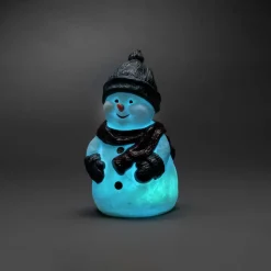 LED decoratie figuur Sneeuwpop, RGB, IP44