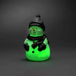 LED decoratie figuur Sneeuwpop, RGB, IP44