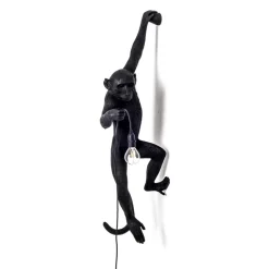 LED decoratie-buitenwandlamp Monkey Lamp links