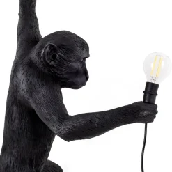 LED decoratie-buitenwandlamp Monkey Lamp links