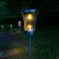 LED decoratie-lamp solar 5146408 aardspies 8/set