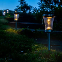 LED decoratie-lamp solar 5146408 aardspies 8/set