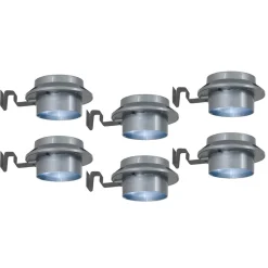 LED decoratie-solar-dakgootlamp Mistra 6per set
