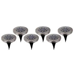 LED decoratie-solar-grondspies lamp Kian, 6per set