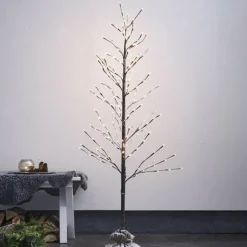 LED decoratieve boom Tobby Tree IP44 bruin hoogte 150cm