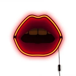 LED decoratie-wandlamp Blow, 47x39,5cm