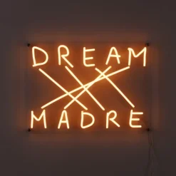 LED decoratie-wandlamp Dream-Madre, geel