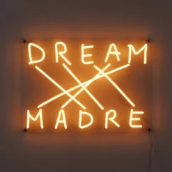 LED decoratie-wandlamp Dream-Madre, geel