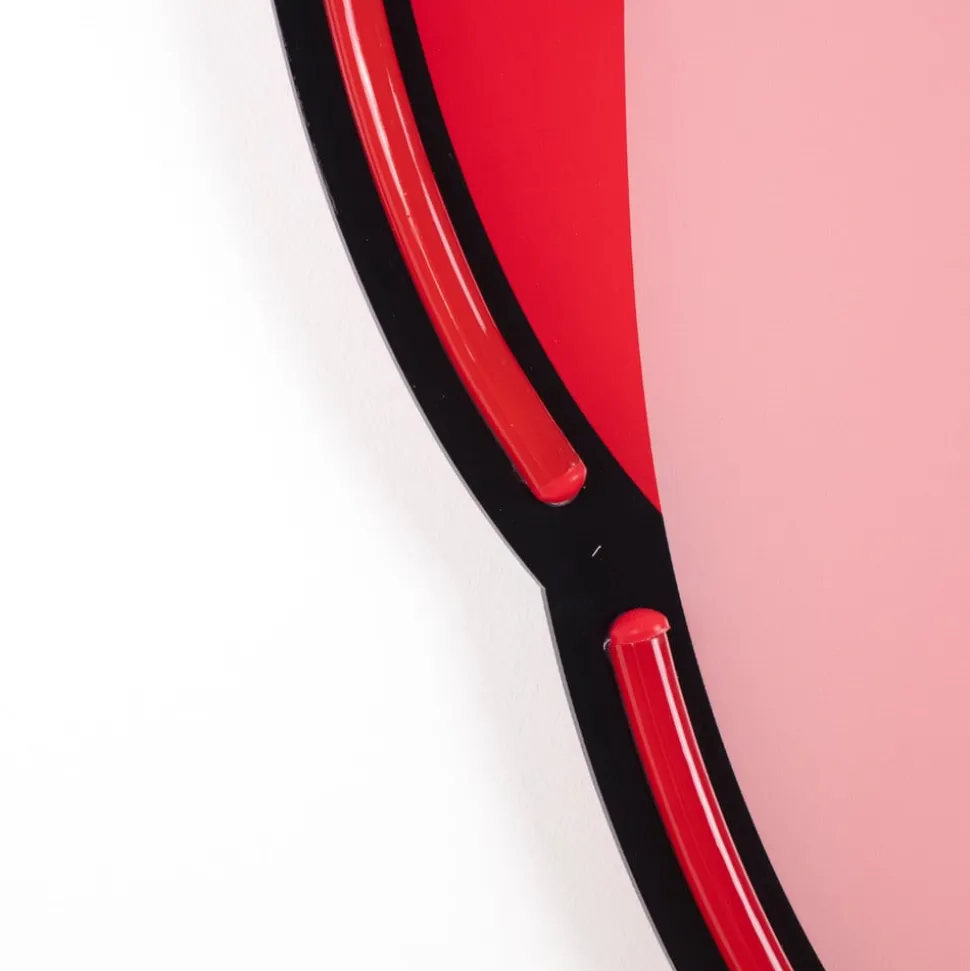 LED decoratie-wandlamp Tongue, 41x58cm