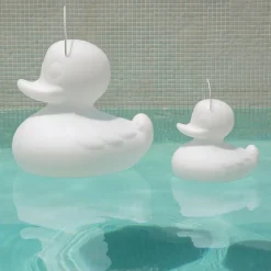 LED designlamp DUCK-DUCK S voor buiten in wit