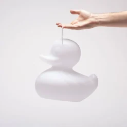 LED designlamp DUCK-DUCK S voor buiten in wit