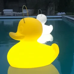 LED designlamp DUCK-DUCK S voor buiten in geel