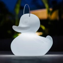 LED designlamp DUCK-DUCK XL voor buiten in wit