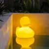 LED designlamp DUCK-DUCK XL voor buiten in geel