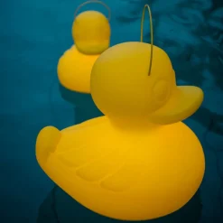 LED designlamp DUCK-DUCK XL voor buiten in geel