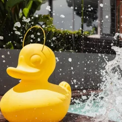 LED designlamp DUCK-DUCK XL voor buiten in geel