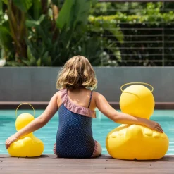 LED designlamp DUCK-DUCK XL voor buiten in geel