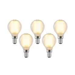 LED druppellamp E14 4W 2700K mat dimbaar 5 per set