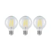 LED E27 8W G80 2700K filament dimbaar helder per 3