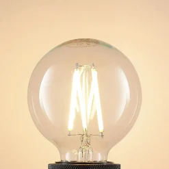 LED E27 8W G80 2700K filament dimbaar helder per 3
