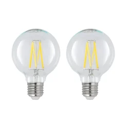 LED E27 8W G80 2700K filament dimbaar helder per 2