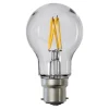 LED filament lamp, A55, B22, 2,4 W, helder, 2.700 K