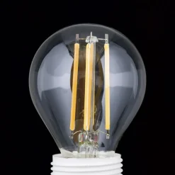 LED filament lamp E27 G45 helder 6W 827 720lm dimbaar