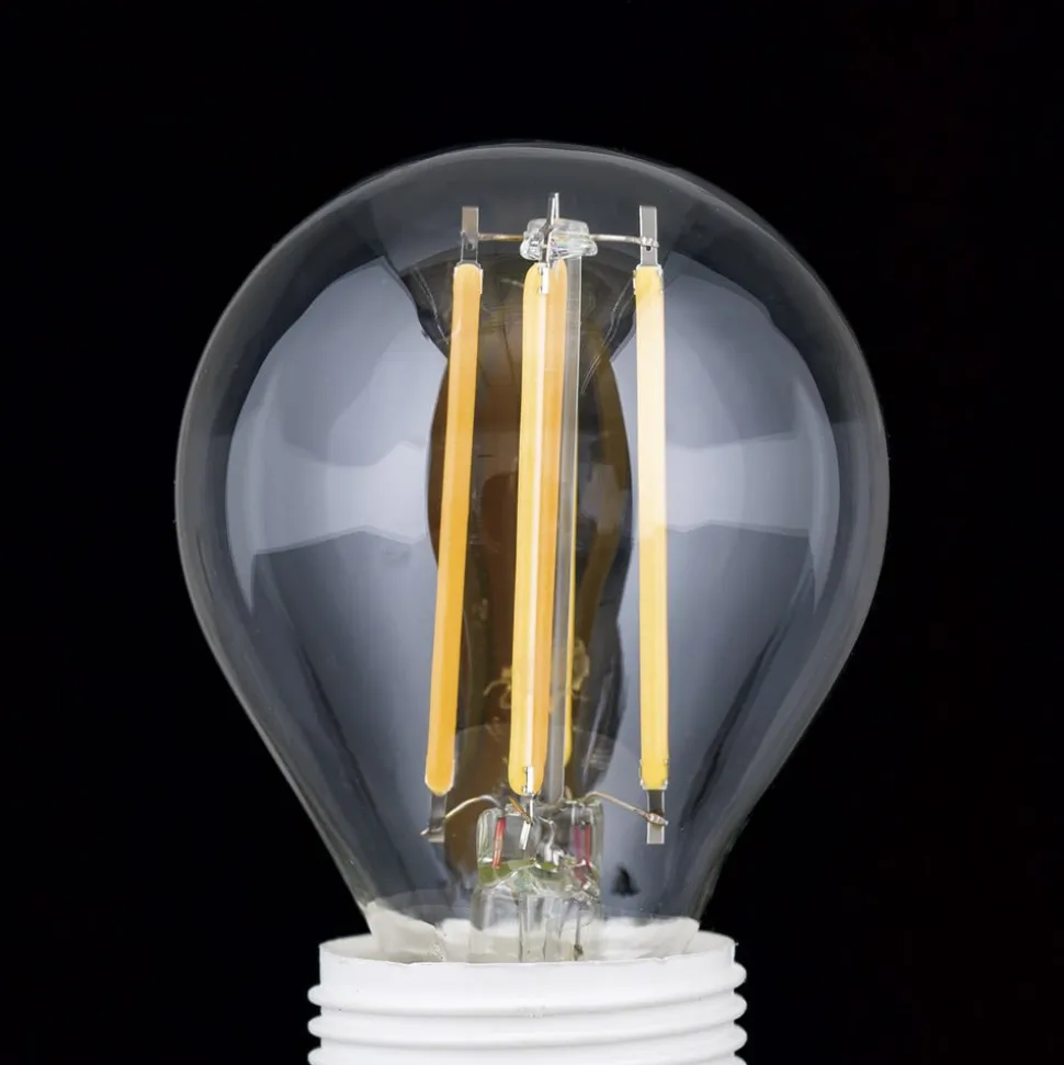 LED filament lamp E27 G45 helder 6W 827 720lm dimbaar