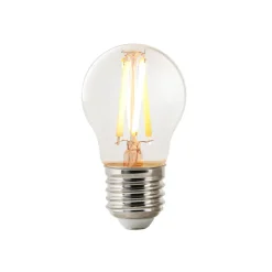LED filament lamp E27 G45 4,7W 600lm CCT, dimbaar