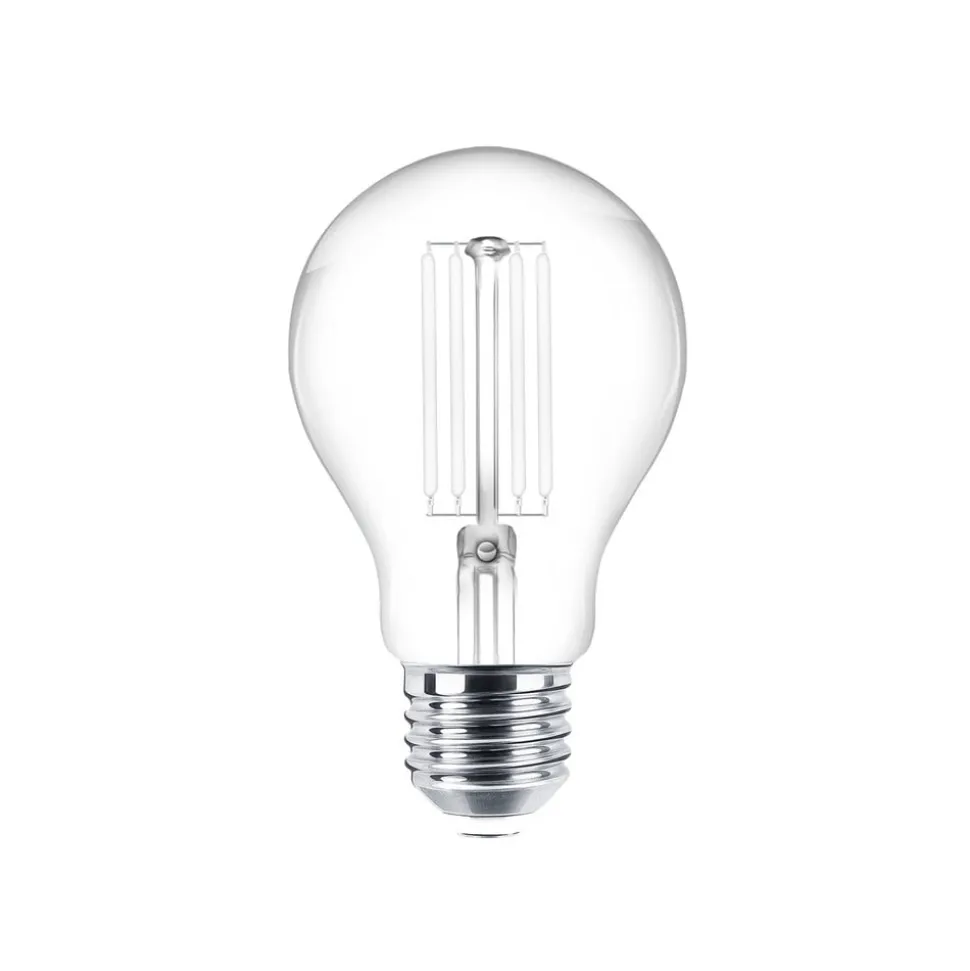 LED filament lamp E27 set van 2 4W 470 lm helder 2.700K