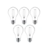 LED filament lamp E27 set van 5 7W 806 lm helder 2.700K