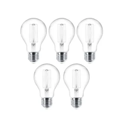 LED filament lamp E27 set van 5 7W 806 lm helder 2.700K