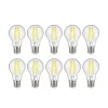 LED filament lamp E27 3,8W 830 806 Lumen 10/set