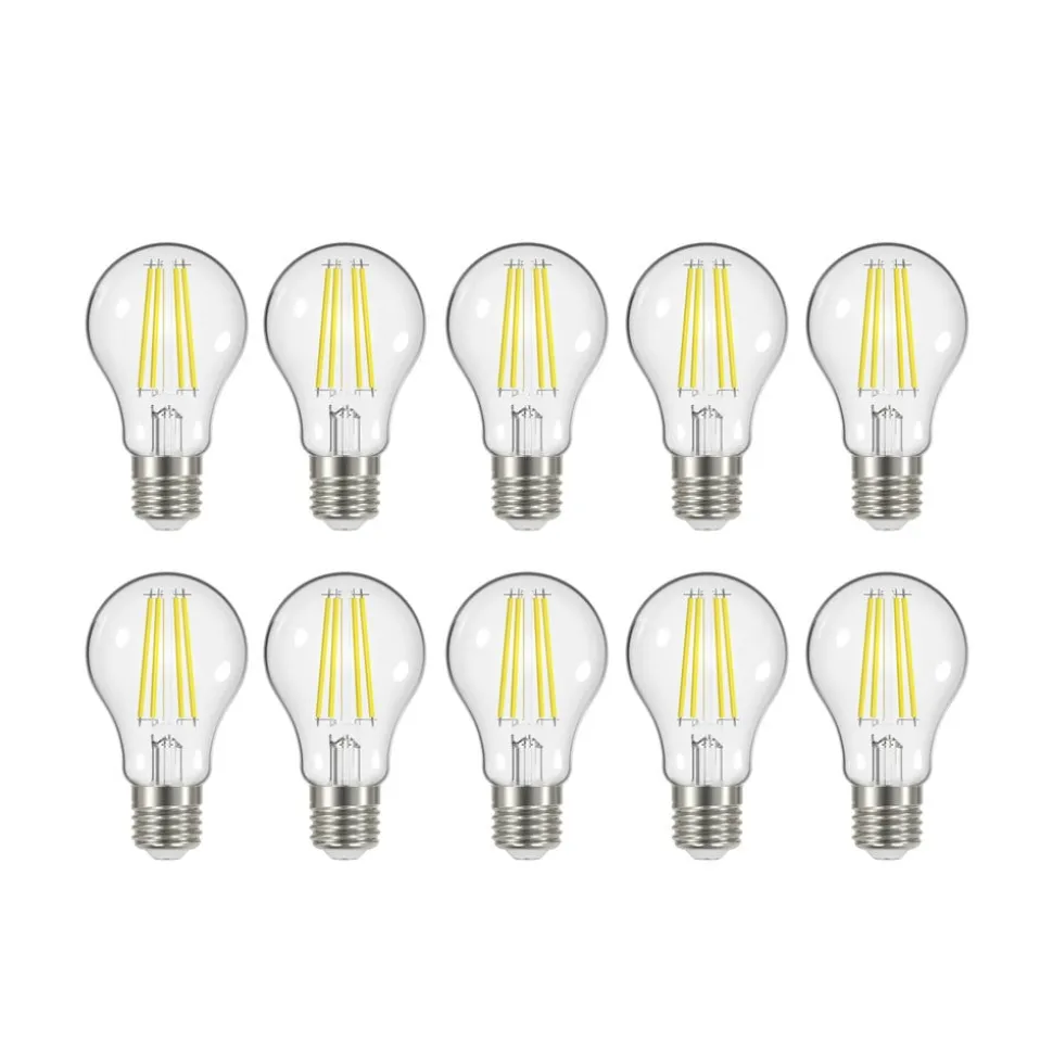 LED filament lamp E27 3,8W 830 806 Lumen 10/set