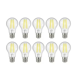 LED filament lamp E27 3,8W 827 806 Lumen 10/set