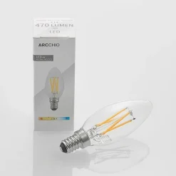 LED filament lamp E14 4W 827 kaars dimbaar 2/set