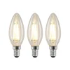 LED filament lamp E14 4W 827 kaars dimbaar 3/set
