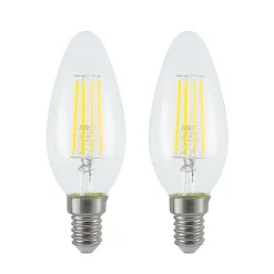 LED filament lamp E14 4W 827 3-Step-dimmer 2/set