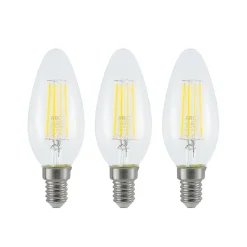 LED filament lamp E14 4W 827 3-Step-dimmer 3/set