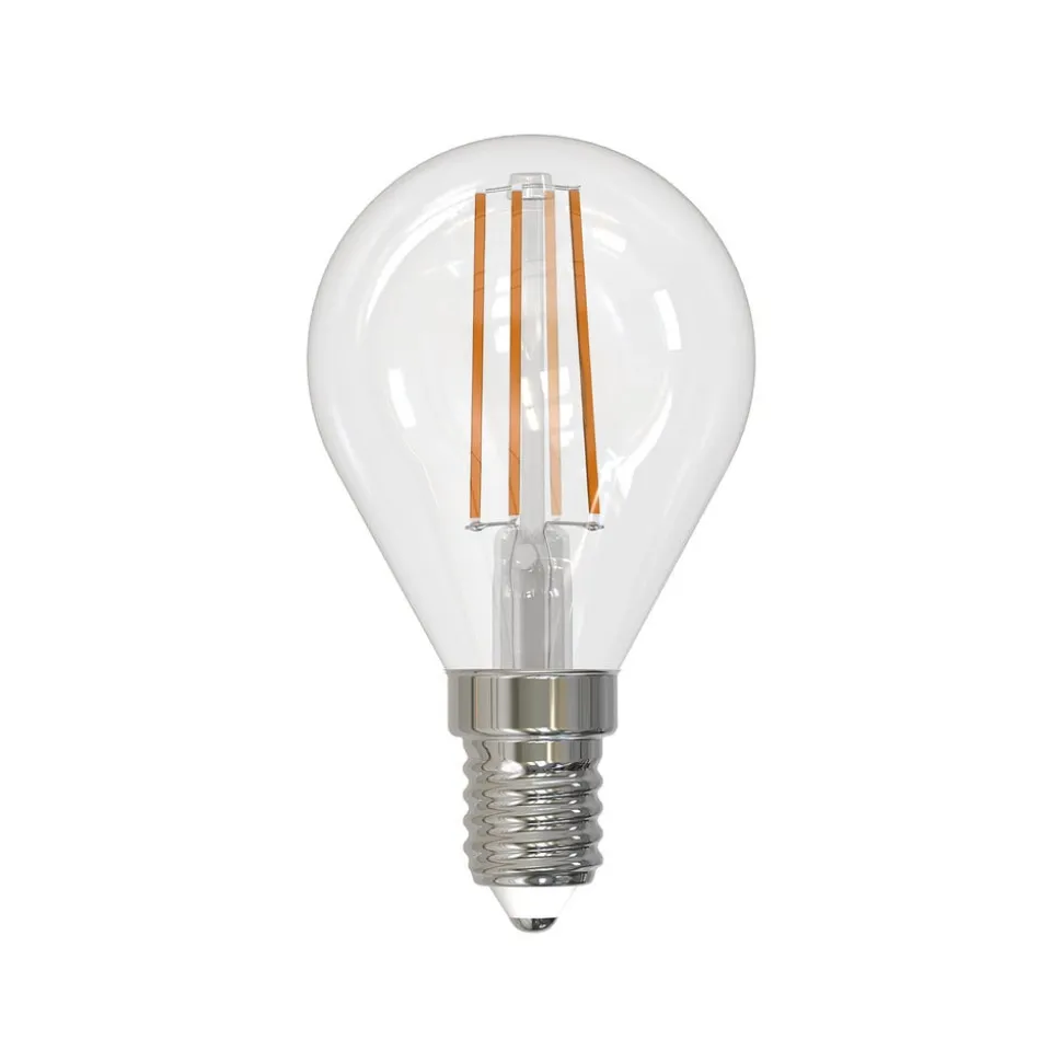 LED filament lamp E14 4W druppel dimbaar per 3