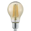 LED filament lamp E27 8W goud Switch dimmer 2.700K