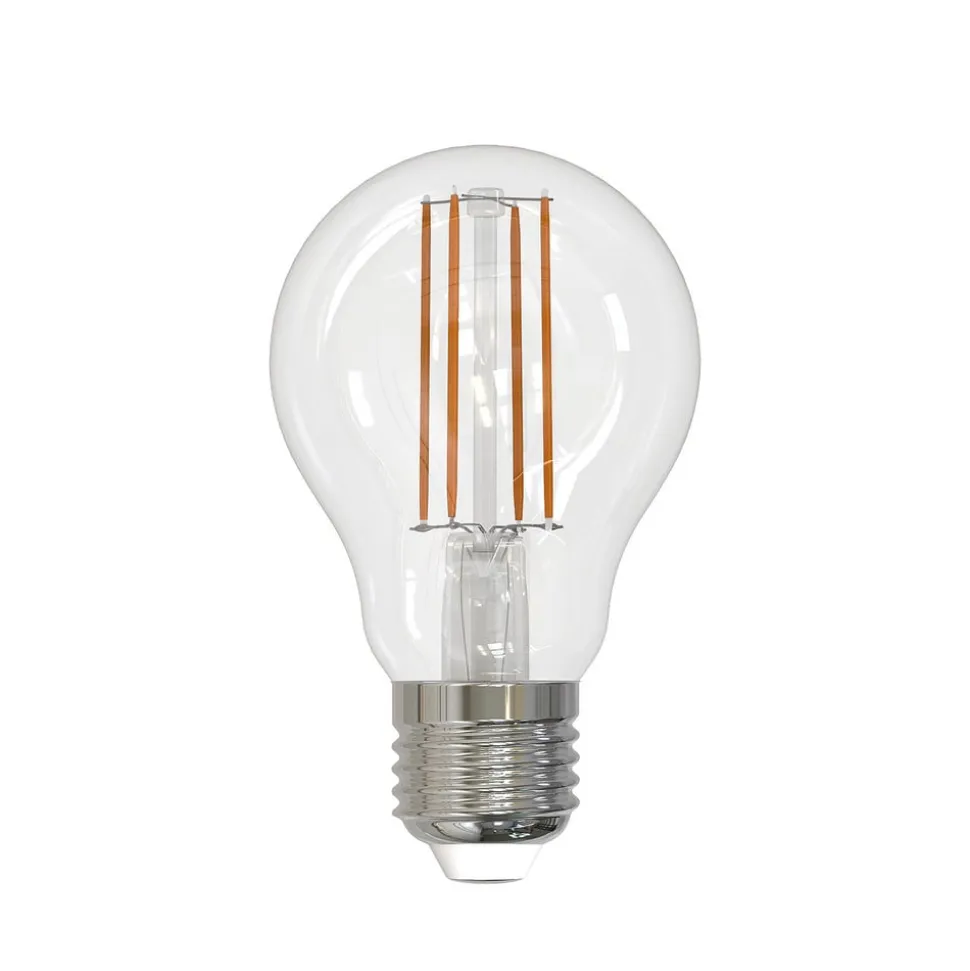 LED filament lamp E27 6W helder 2.700K dimbaar set van 2