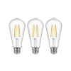 LED filament lamp helder E27 3.8W 2700K 806lm set van 3