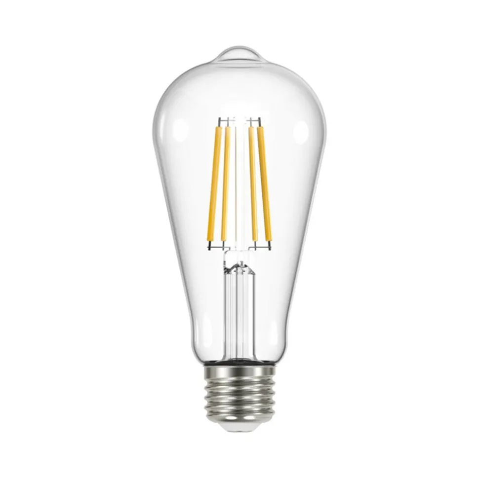 LED filament lamp helder E27 3.8W 2700K 806lm set van 3