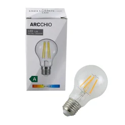 LED filament lamp, helder, E27, 7,2 W, 3000K, 1521 lm