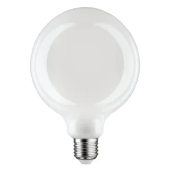 LED glazen lamp E27 6W G125 Fil 2.700K opaal dimbaar