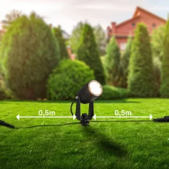 LED grondspies 3927035 12 V starterset van 3, zwart Ø 4 cm